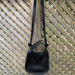 Madewell Black Leather Shoulder Bag